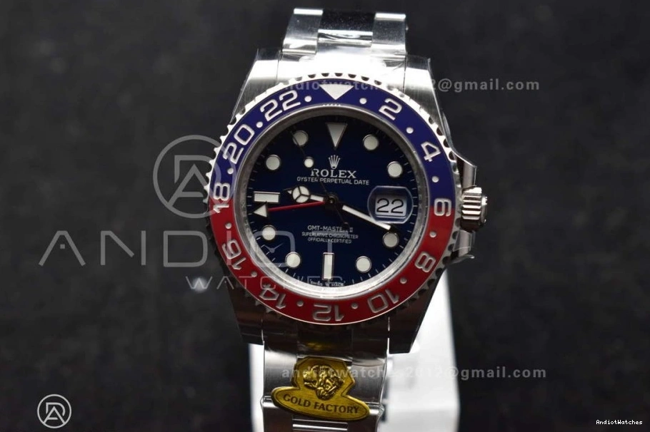Dial Best 929 Factory Bold II Bracelet Gain Oyster 126719 BLRO 1:1 CHS Gold VR3285 Master GMT Weight Edition on Black 0215